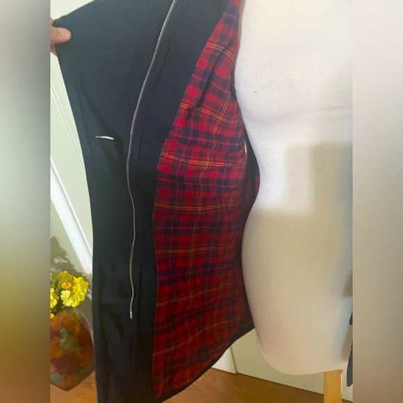 L.A.M.B. By Gwen Stefani Navy Nylon Twill Hooded Pea Trench Coat Long Jacket - Picture 12 of 13